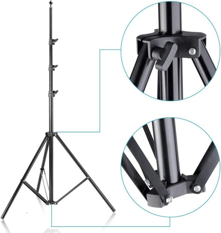 Fondale studio fotografico trepiedi dettagli supporti 1 768x807