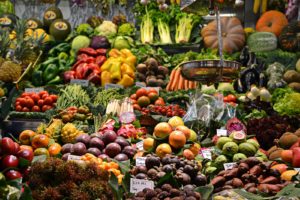 Mercati assorted fruits at the market
