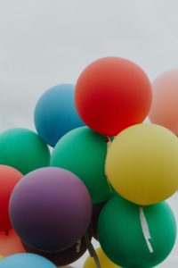 Raduni assorted-color balloon lot